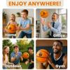 ALMALABY Silent Basketball - Indoor Ball Size 7 Airless Stealth Training for Quiet Dribble Rock Shoot Noiseless Bounce Soft PU Foam Soundless Sports Gift Game view 2