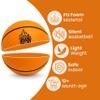 ALMALABY Silent Basketball - Indoor Ball Size 7 Airless Stealth Training for Quiet Dribble Rock Shoot Noiseless Bounce Soft PU Foam Soundless Sports Gift Game view 3