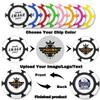 100-1000 Custom Poker Chips, Full Color Double-Sided Printing Drink Tokens with Logo/Image/Text, Personalized Drink Chips for Bar,Weddings, Events & Promotions (Green) view 3