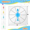 Gejoy Transparent Spinners Bulk for Classroom Clear Spinners Dry Erase Math Game with Rotating Arrow(20 Pack,Multicolor) view 2