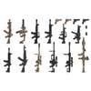 EnuoChbuild Military Weapons Pack for Knight Soldier, Military Weapons Armor Bricks Compatible with Major Brand, DIY Assembly Building Bricks - 44 Pieces view 2