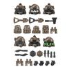 EnuoChbuild Military Weapons Pack for Knight Soldier, Military Weapons Armor Bricks Compatible with Major Brand, DIY Assembly Building Bricks - 44 Pieces view 3