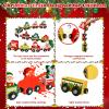 Advent Calendar 2025 Magnetic Wooden Animal Train for Kids,24 Day Christmas Advent Calendar Surprise Train,Montessori Magnetic Train Toy Christmas Countdown Gift for Toddlers,Boys and Girls view 2