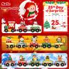Advent Calendar 2025 Magnetic Wooden Animal Train for Kids,24 Day Christmas Advent Calendar Surprise Train,Montessori Magnetic Train Toy Christmas Countdown Gift for Toddlers,Boys and Girls view 3