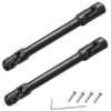 2PCS 104-139MM Universal Steel Drive Shaft  Heavy-Duty Metal RC Crawler Upgrade for 1/10 Axial SCX10, SCX10-II, Redcat D90, Gen7/Pro, RC4WD GEN8. view 1