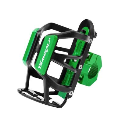 AEME for TRANSALP 700 TRANSALP 600 650 700 XLV Accessories Motorcycle Beverage Water Bottle Cage Drink Cup Holder Sdand Mount(Verde)