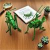 2Pcs Handcrafted Aluminum Wire Grasshopper Model | Eco-Friendly Art Sculpture | Modern Home Desk Decor | Gift for Wedding, Birthday, Graduation & Travel Souvenir view 2
