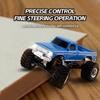 Goekhyrani Mini RC Off Road, 1/36 Scale 2.4G 4WD Off-Road RC Truck, Full Proportional RC Crawler Car with Realistic LED, Blue RC Rock Crawler, RTR RC Car Version view 3