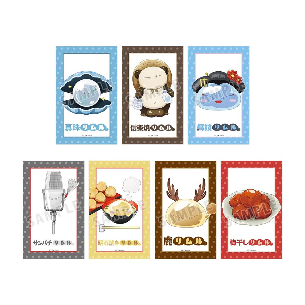 arma bianca When You Reincarnated as a Slime Trading Local Slime Rimuru Illustration Card Ver. Kinki, 7-Piece Box