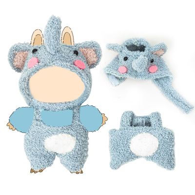 Clothes for Lububu 17cm Dolls(NO Doll) Outfit with Accessories Suit for Lububu Cute Stylish Dress Up Set for lububu Elephant
