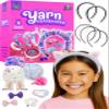 PURPLE LADYBUG Headband Making Kit for Girls - Gifts for Girls 6-8-12 Years Old, Birthday Gift, Fun DIY Craft Kit for Ages 6-12 with 6 Headbands, Colorful Yarns, Ribbons, & Hair Clips view 1