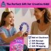 PURPLE LADYBUG Headband Making Kit for Girls - Gifts for Girls 6-8-12 Years Old, Birthday Gift, Fun DIY Craft Kit for Ages 6-12 with 6 Headbands, Colorful Yarns, Ribbons, & Hair Clips view 2