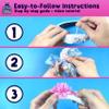 PURPLE LADYBUG Headband Making Kit for Girls - Gifts for Girls 6-8-12 Years Old, Birthday Gift, Fun DIY Craft Kit for Ages 6-12 with 6 Headbands, Colorful Yarns, Ribbons, & Hair Clips view 4