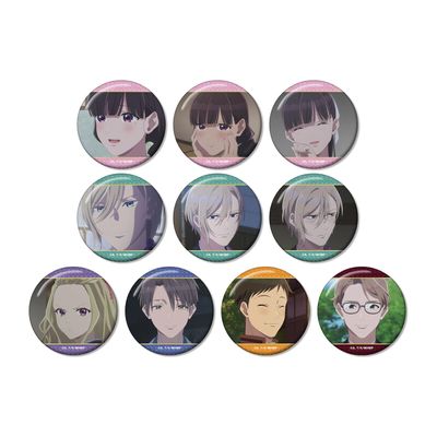 TV Anime My Happy Marriage Trading Scene Glitter Tin Badge Box of 10