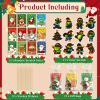 Skrajoi 12 Pack Christmas Scratch Art Party Favors for Kids - Rainbow Scratch Paper with Christmas Scratch Off Cards Easter Birthday Goodie Bags Stuffers - Winter Holiday Gifts DIY Classroom Prizes view 3