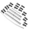 RC Repair Parts Compatible with Axial RBX10 for Ryft 1/10 Remote Control Car Steel Link Rod Steering Rods End Ball Head Replacement Upgrade Parts view 1
