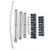 RC Repair Parts Compatible with Axial RBX10 for Ryft 1/10 Remote Control Car Steel Link Rod Steering Rods End Ball Head Replacement Upgrade Parts view 3