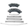 RC Repair Parts Compatible with Axial RBX10 for Ryft 1/10 Remote Control Car Steel Link Rod Steering Rods End Ball Head Replacement Upgrade Parts view 4
