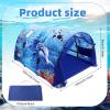 Wowangce Ocean Bed Tent for Kids Large Kids Twin Tent Toddler Play Bed with Carry Bag Foldable for Girls Boys Bedroom Indoor Games view 2