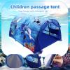 Wowangce Ocean Bed Tent for Kids Large Kids Twin Tent Toddler Play Bed with Carry Bag Foldable for Girls Boys Bedroom Indoor Games view 3
