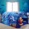 Wowangce Ocean Bed Tent for Kids Large Kids Twin Tent Toddler Play Bed with Carry Bag Foldable for Girls Boys Bedroom Indoor Games view 4