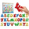 26pcs A-Z Various Letter Fidget Toys Sensory Stone,Textured Soft Worry Stone for Autism Kids Calming - Fidget Stress Toys for Students Anxiety Relief - Small Prizes Fidget Toys view 1