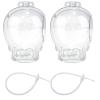 2pcs Clear Acrylic Protective Case for Cherry Doll, Transparent Display Box with Lanyard Dust-Proof and Scratch-Proof Storage Cover for Collectible Doll and Gift (Dolls Not Included) view 1