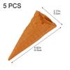 hzzsbu 5 Pcs Simulated Ice Cream Artificial Ice Cream Cone Fake Food Model for Home Kitchen Cabinet Showcase Shops Display Props Party Decoration view 2