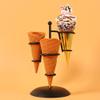 hzzsbu 5 Pcs Simulated Ice Cream Artificial Ice Cream Cone Fake Food Model for Home Kitchen Cabinet Showcase Shops Display Props Party Decoration view 4