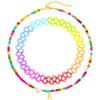 BodyJ4You 2PC Choker Initial Necklace for Kids - Letter K Pendant Heart Charm Goldtone Y2K Boho Beaded Collar - Personalized Gift Teen Girl Jewelry Children Jewelry - Beach Vacation Summer Accessories view 1