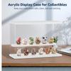 Action Figure Display Cube With Clear Acrylic Panels, Countertop Dustproof Storage Box With Door, Showcase For Mini Figurines And Models view 3
