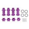 94087 17mm Hub 30mm Extension Adapter Combiner for 1/8 Car, Purple view 1