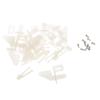 1mm Four- Chuck Rudder Angle & Screws Set for Airplane Fixed view 1