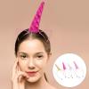 Beaupretty 4pcs Unicorn Headband: Glitter Animal Horn Ear Hair Accessories for Girls Birthday Party Favor, Princess Theme Cosplay and Holiday Decorations view 3