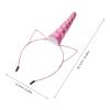 Beaupretty 4pcs Unicorn Headband: Glitter Animal Horn Ear Hair Accessories for Girls Birthday Party Favor, Princess Theme Cosplay and Holiday Decorations view 4