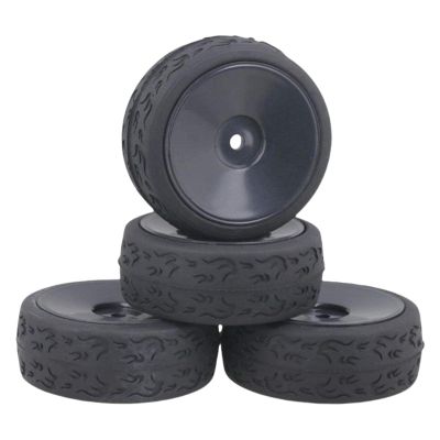 4 Car Tires 1:10 Replacement Parts for Truck