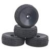 4 Car Tires 1:10 Replacement Parts for Truck view 3