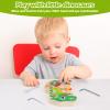 Liangding Montessori Screw Board Toy Dinosaur for Kids, Wooden Fine Motor Skills Busy Board with 8 Screws & Tools, STEM Learning Toy for Toddlers Ages 3 4 5, Educational Gift for Boys & Girls view 3