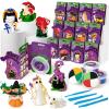 Winrayk Halloween Air Dry Clay for Kids Modeling Clay DIY Crafts Kit, 12 Boxes Magic Molding with Sculpting Tools and Tutorials, Pumpkin Party Favors Halloween Gifts Toys Arts and Crafts for Kids Teen view 1