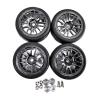 1/10 Scale Wheel & Tires - 4 Rubber Replacement view 2
