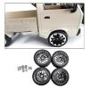 1/10 Scale Wheel & Tires - 4 Rubber Replacement view 3