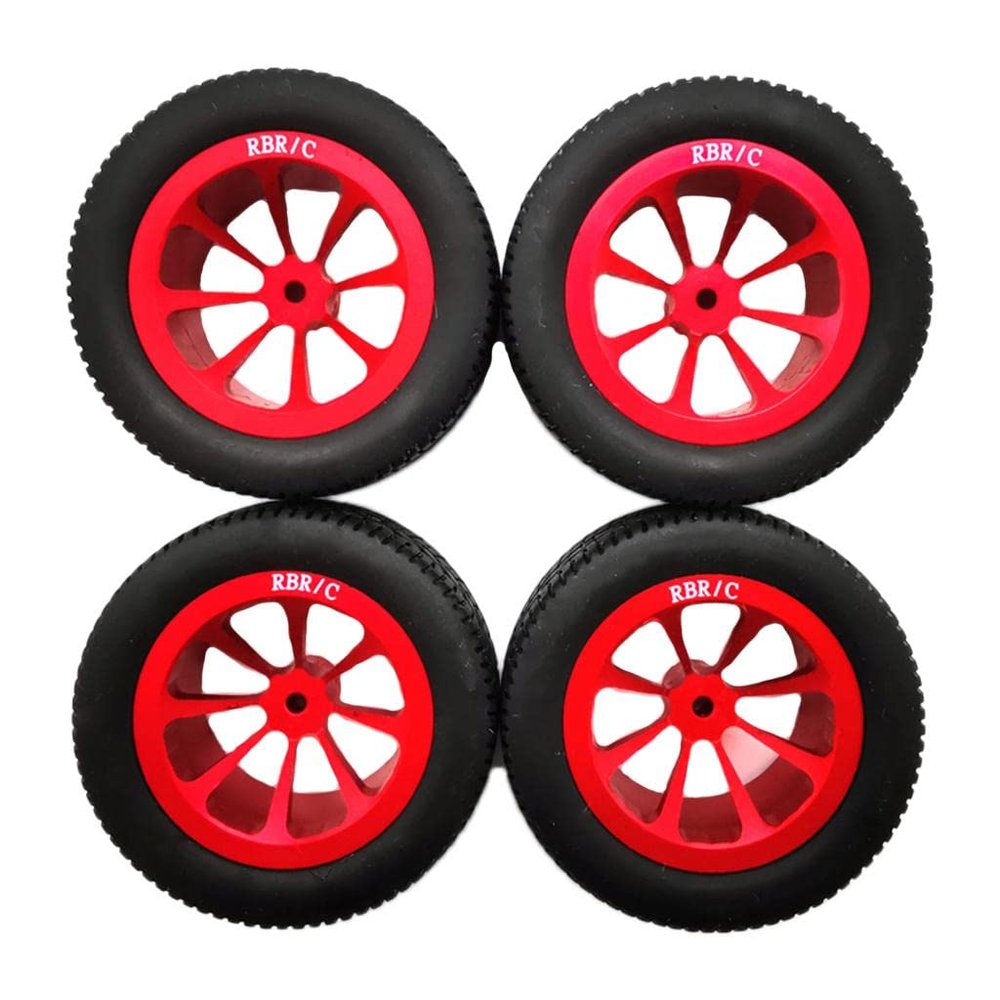 1:16 Upgrade Wheel Tires Set, Red