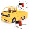 Metal 370 Brush Motor Gear Case Transmission for Truck, Red view 4
