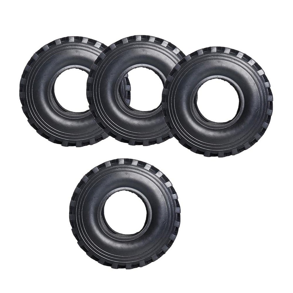 1/10 Climbing Car Tire - 2.2 Black Rubber Wheel with Insert (4 Pack)