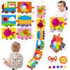 HLGHUWEDITY Baby Montessori Busy Board,Educational Learning Sensory Activity & Fine Motor Skills for Toddlers,Toddler Busy Book,Birthday Gifts for Boys & Girls,Travel Essentials for Airplane & Car view 1