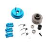 14T Flywheel with Bearing for 1/8 Car Parts, Blue view 4