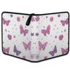 Kuquteed Purple Butterflies Trading Card Binder 9 Pocket 900 Cards Holder Collector Album with 50 Removable Sleeves Gifts for Boys Girls Flowers Dotted Sports Game Cards view 3