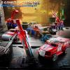 MSKOLER Robot Toys for Kids 3-5 Magnet Transforming Robot 5-in-1 Educational Toys Easy DIY Assembling Vehicle Playsets for Boys and Girls (Red) view 4