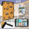 Kuquteed Excavator Truck Trading Card Binder 4 Pocket 400 Cards Holder Collector Album with 50 Removable Sleeves Gifts for Boys Girls Transportation Cars Sports Game Cards view 2