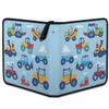 Kuquteed Cartoon Truck Trading Card Binder 9 Pocket 900 Cards Holder Collector Album with 50 Removable Sleeves Gifts for Boys Girls Excavator Cars Sports Game Cards view 3